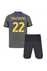 Inter Milan Henrikh Mkhitaryan #22 Babyklær Tredje Fotballdrakt til barn 2026-27 Korte ermer (+ Korte bukser)